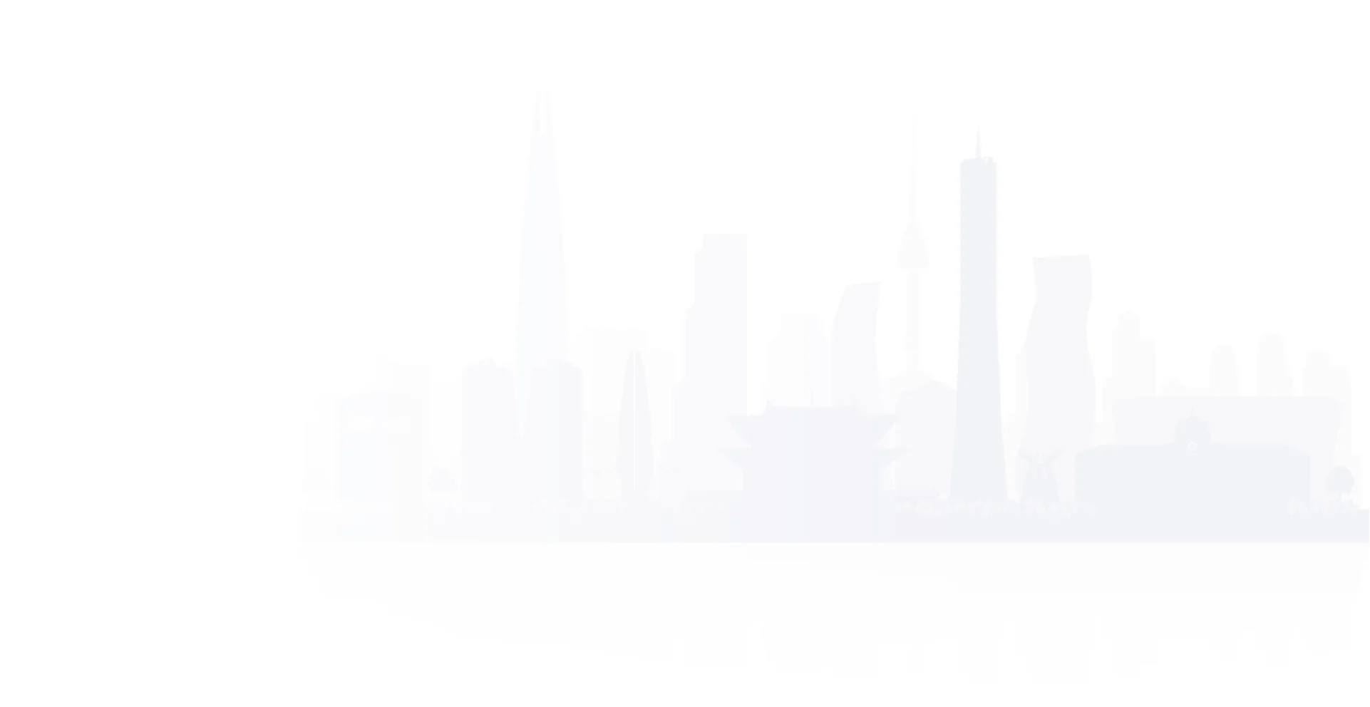 Seoul city background illustration